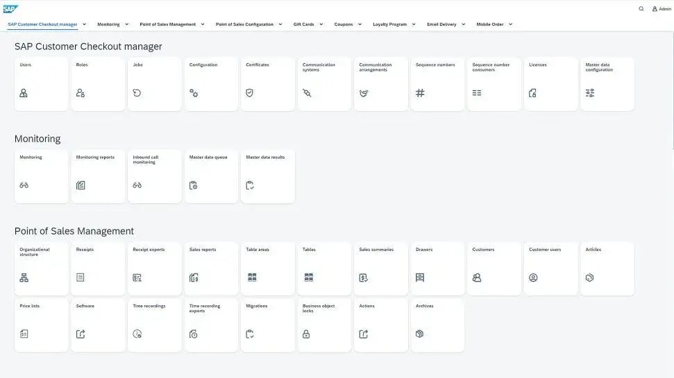 SAP Customer Checkout for SAP Cloud ERP