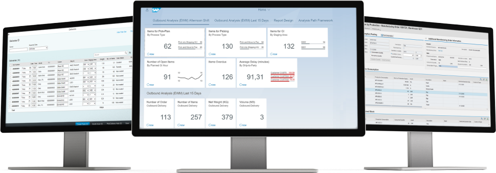 With SAP EWM you can keep pace with demand, minimize your costs, and maintain sustainable, risk-resilient warehouse operations.