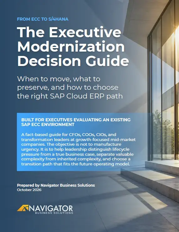 From ECC to S4HANA