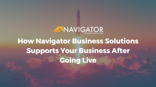 How Navigator Business Solutions Supports Your Business After Going Live