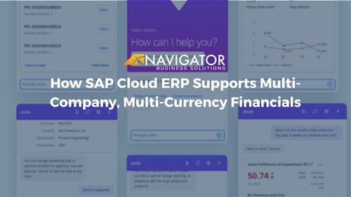 How SAP Cloud ERP Supports Multi-Company, Multi-Currency Financials
