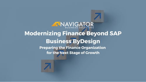 Modernizing Finance Beyond SAP Business ByDesign