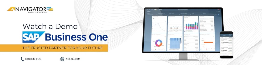 SAP Business One, Demo Banner Ad