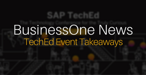 Business One TechEd Event Takeaways