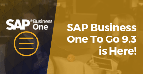 SAP Business One To Go Is Here