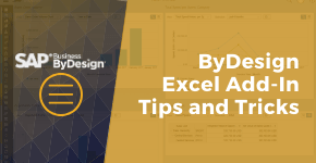 ByDesign – Excel Add in Tips and Tricks