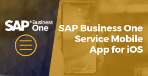 SAP Business One Service Mobile App for iOS