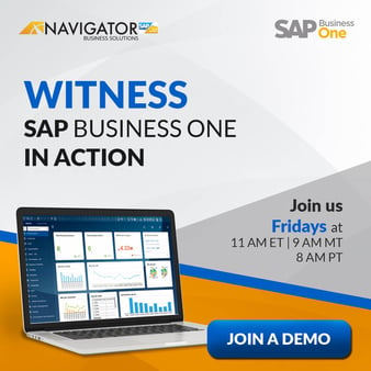 Explore SAP Business One for Distributor and Manufacturing Companies