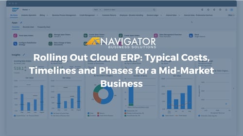 Rolling Out Cloud ERP: Typical Costs, Timelines and Phases for a Mid-Market Business