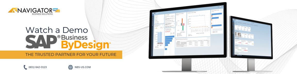 SAP Business ByDesign, Watch a demo now.