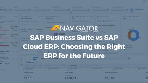 SAP Business Suite vs SAP Cloud ERP: Choosing the Right ERP for the Future