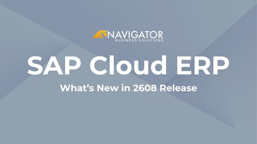 Business AI, Intelligent Agents & ERP Innovation: SAP Cloud ERP 2608 Highlights and AI Innovations