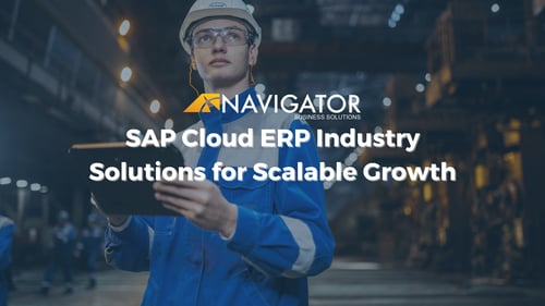 SAP Cloud ERP Industry Solutions for Scalable Growth