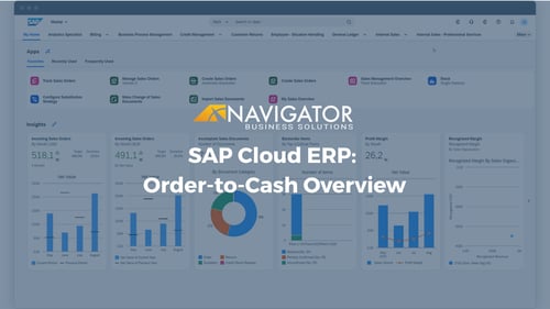 SAP Cloud ERP Order-to-Cash Overview
