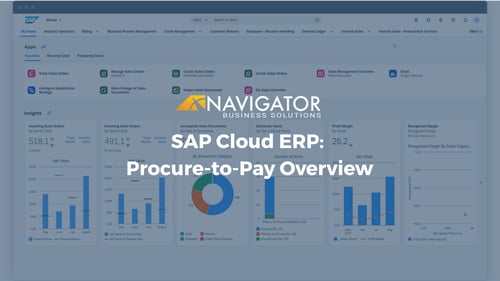 SAP Cloud ERP: Procure-to-Pay Overview