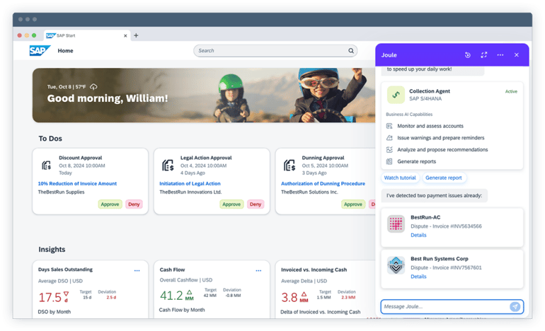 SAP Joule, AI-driven insights with SAP Joule