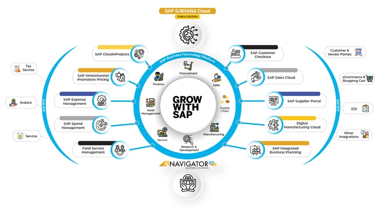 Your Path to Growth with GROW with SAP Graphic