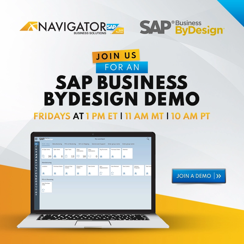 Watch a SAP Business ByDesign Video