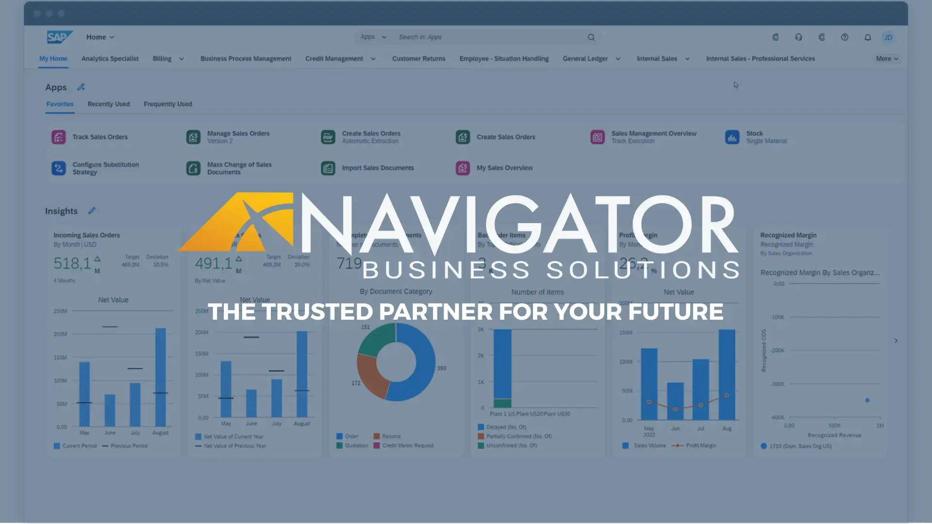 Navigator Business Solutions logo (United States) — company profile in the Analytics Legends directory of SAP analytics service providers